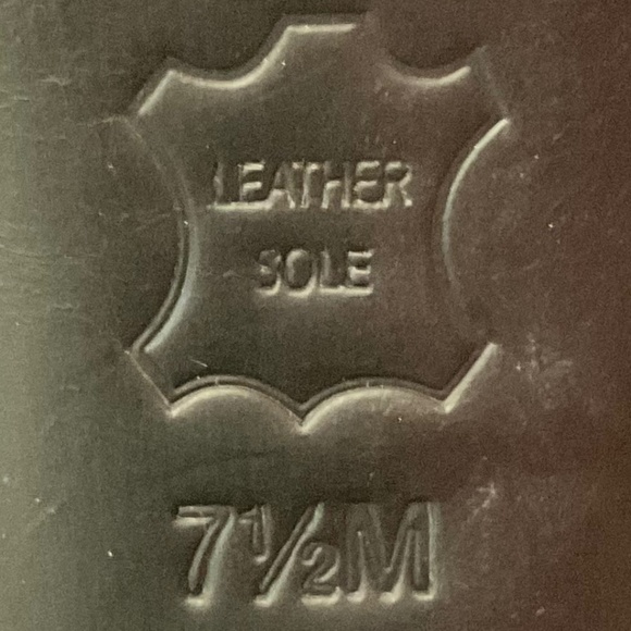 Black/Blue Leather Pull On Tory Burch Leighton Chunky Block Heel Booties Sz 7.5M - Picture 12 of 16